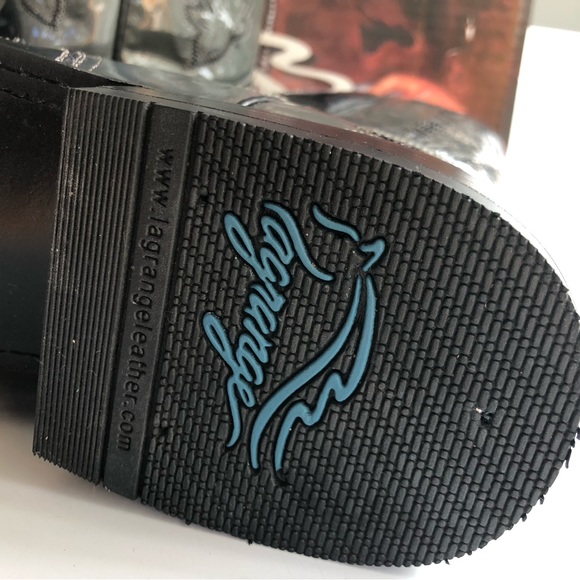 Lagrange patten boots. New, never worn. Kept in original box. - Picture 4 of 6